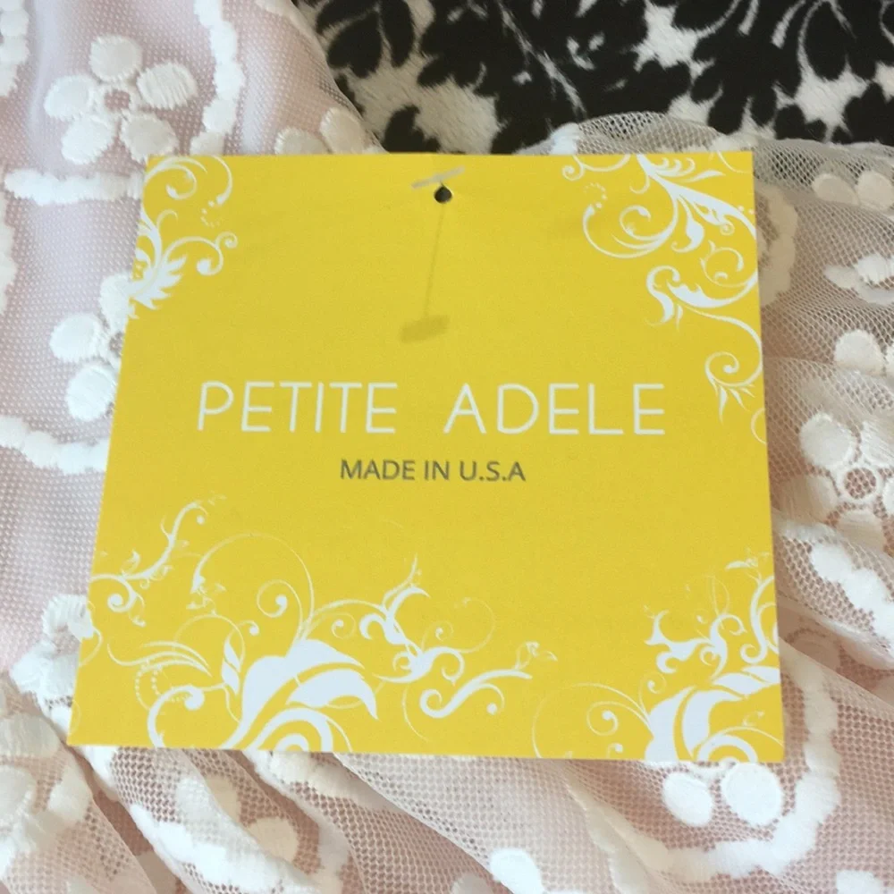 Petite Adele gorgeous lace overlay dress girl 3-4 - Picture 5 of 12